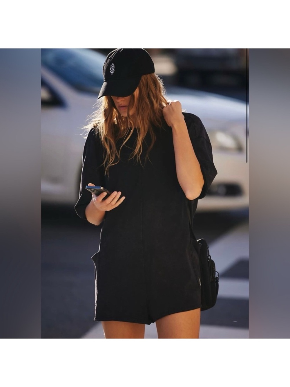 Free people hot shot romper black XS - Picture 2 of 10